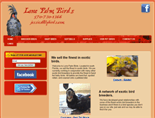 Tablet Screenshot of lpbirds.com